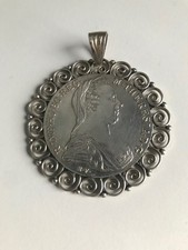 SILBERMÜNZE MARIA THERESIA THALER 1780 cA. 36 GRAMM 825er SILBER von 1780