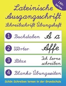 Lateinische ausgangsschrift - lateinische,