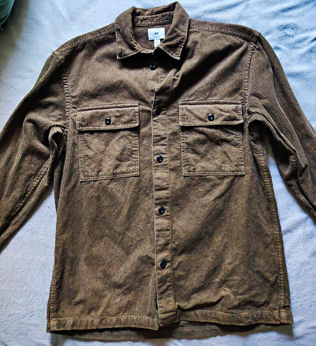 Herren cordhemd braun - h&m,