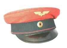 DR rote Schirmmütze 3 Biesen, Aufsicht, 1957, Reichsbahn Mütze  Versch. Größen