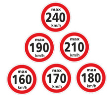 Geschwindigkeitsaufkleber