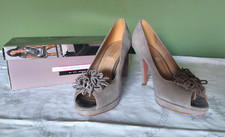 Peeptoes Pumps High Heels Gr. 39 - Leder - 5th Avenue Cindy Crawford Collection