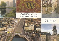 Alte Postkarte - Capitale de la Bretagne Rennes
