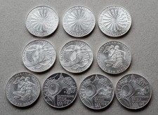 BRD - Silber - 10x 10 Deutsche