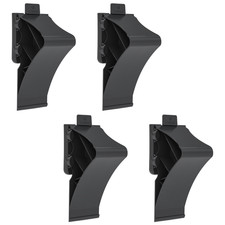 4 x Pkw Anhänger Keile Unterlegkeile Bremskeile Hemmschuhe Schwarz Auto Keil