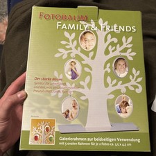 5er Fotobaum 20x25cm  Family Rahmen Baum Metall  Rahmen Ovale Rahmen Neuwertig