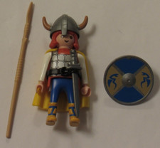 playmobil© Mann Wikinger Umhang Helm Schild Speer aus 3155 Seeungeheuer Nessie