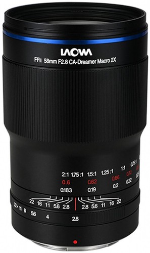 Laowa 58mm ultra macro - 58mm, 2x