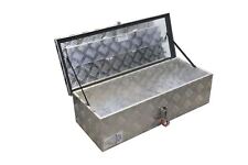 Truckbox S039 Stabile Deichselbox, Staukiste, Alubox mit Deckel, Anhängerkiste