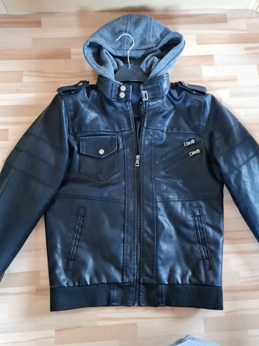 Kunstlederjacke herren m - kunstlederjacke, gr.m