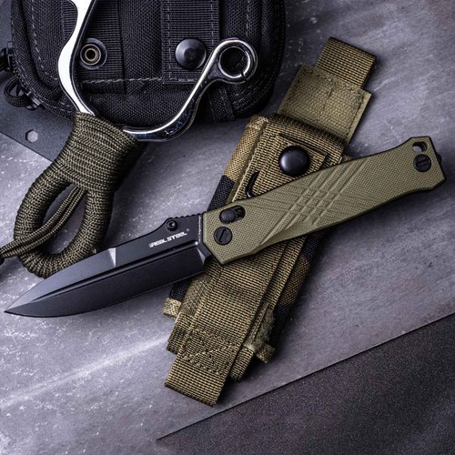 Real steel messer - messer, green