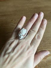 Kamee Ring Silber 925 Mexico