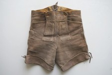 Lang für eine kurze Lederhose individuell sexy Pfadfinder 70er Vintage Gr.50