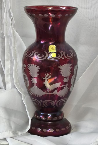 Rubinrote vase vohenstrauss - rubinrote,