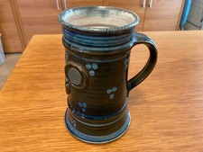 Bierkrug Straubing Ton mit