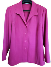 Jörg Peterson schicke, elegante super leichte Jacke, pink, Langarm, Gr. 48