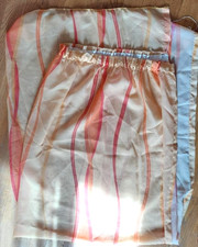 Vorhang mehrfarbig mit Kräuselband 95 cm breit (gekräuselt) - 170 cm lang