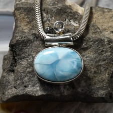 Larimar Anhänger, 925er