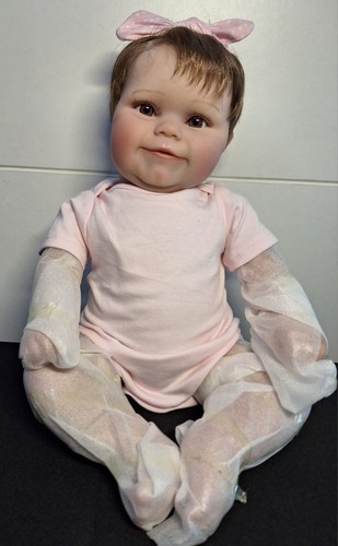 Babypuppe braune gerade - , haare