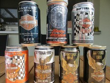 Daytona Beach Bike Week Bierdosen Sammlung 1989-1997 Harley-Davidson