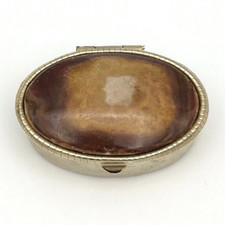 Vintage Pillendose Schmuckbox