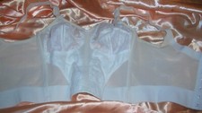 Triumph Doreen VINTAGE Spitzen Mieder Long BH 85 B weiß Pin Up Bra NEU    (lu30)