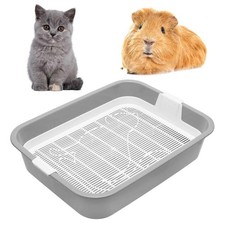 Toilette für Kleintiere Kaninchentoilette Kätzchentoilette Kleine Katzenklo
