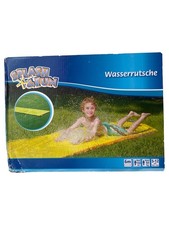 SPLASH & FUN Wasserrutsche Kinder Kunststoff Gelb Garten Sommer Wasserspielzeug