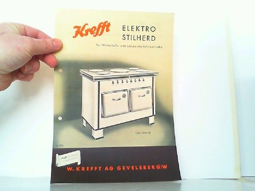 Werbeblatt für krefft - für,