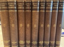 H.-F. Helmots Weltgeschichte in 9 Bänden komplett!!  HALBLEDER 1899/1907 RAR!