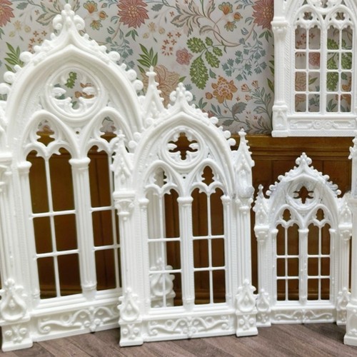 Gothische miniaturfenster - 2x,