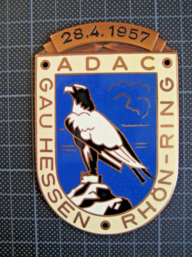 Motorsportplakette adac gau - adac,