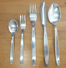 30-teil. Gebrüder Reiner Besteck versilbert G.R. 90 - 18; Tolles Design - 6 Pers