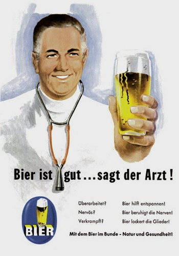 Mini blechschild bier ist gut - mini-blechschild,