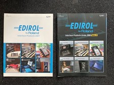 2x ROLAND EDIROL AUDIO KATALOG 2007 + 2008 Interface Products Rarität