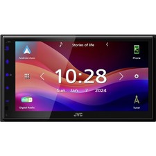 JVC  Doppel-DIN Moniceiver Apple CarPlay, Android Auto™, Anschluss für Rückfa...