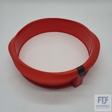 Lékué Duo, runde Springform, rot, Silikon, 23 x 7 x 23 cm, 2412323R01M017