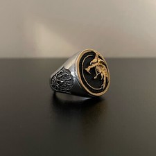 The Witcher Ring Hexer Wolf
