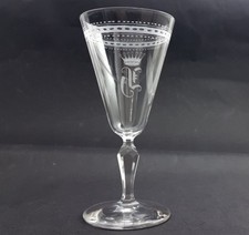 Glas Adelskrone Wien um 1860 – 1880 AL633