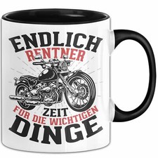 Motorrad Opa Tasse Geschenk Motorradfahrer Rentner Großvater Geschenkidee Kaffee