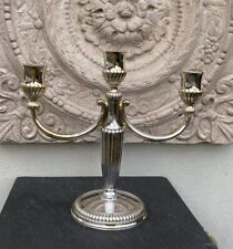 Kerzenleuchter Sterling Silber Queen Anne 3arm 925 Kandelaber