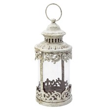 Gartenleuchte zum Stellen oder Hängen Windlicht Glas Laterne - Terrassendeko