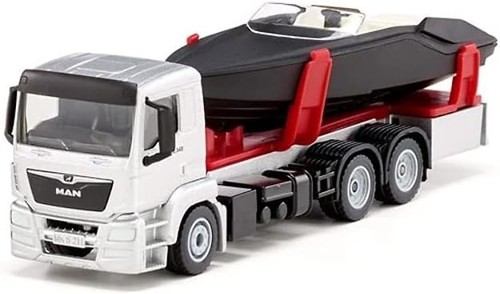 Siku 2715 lkw - siku, motorboot