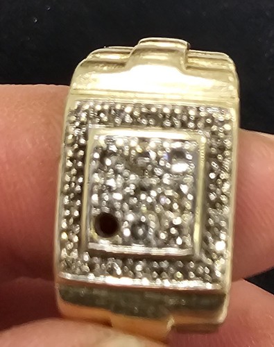 Herren gold ring - gold,