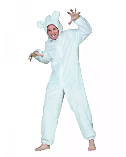 Eisbär plüsch tierkostüm - eisbär,
