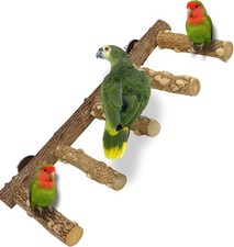 Vogelsitzstangen aus Naturholz