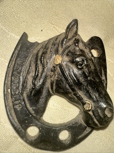 Pferdekopf aus messing schwarz - pferdekopf,