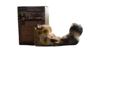 4 große DEKO Eulen mit Federn und Schaum auf MetallClips (basteln, dekorieren)