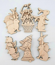 Oster-Hasen, Korb, Küken und