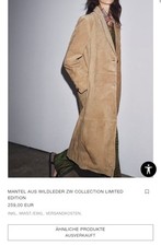 ZARA STUDIO Kleid LEDERJACKE